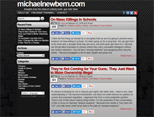 Tablet Screenshot of michaelnewbern.com